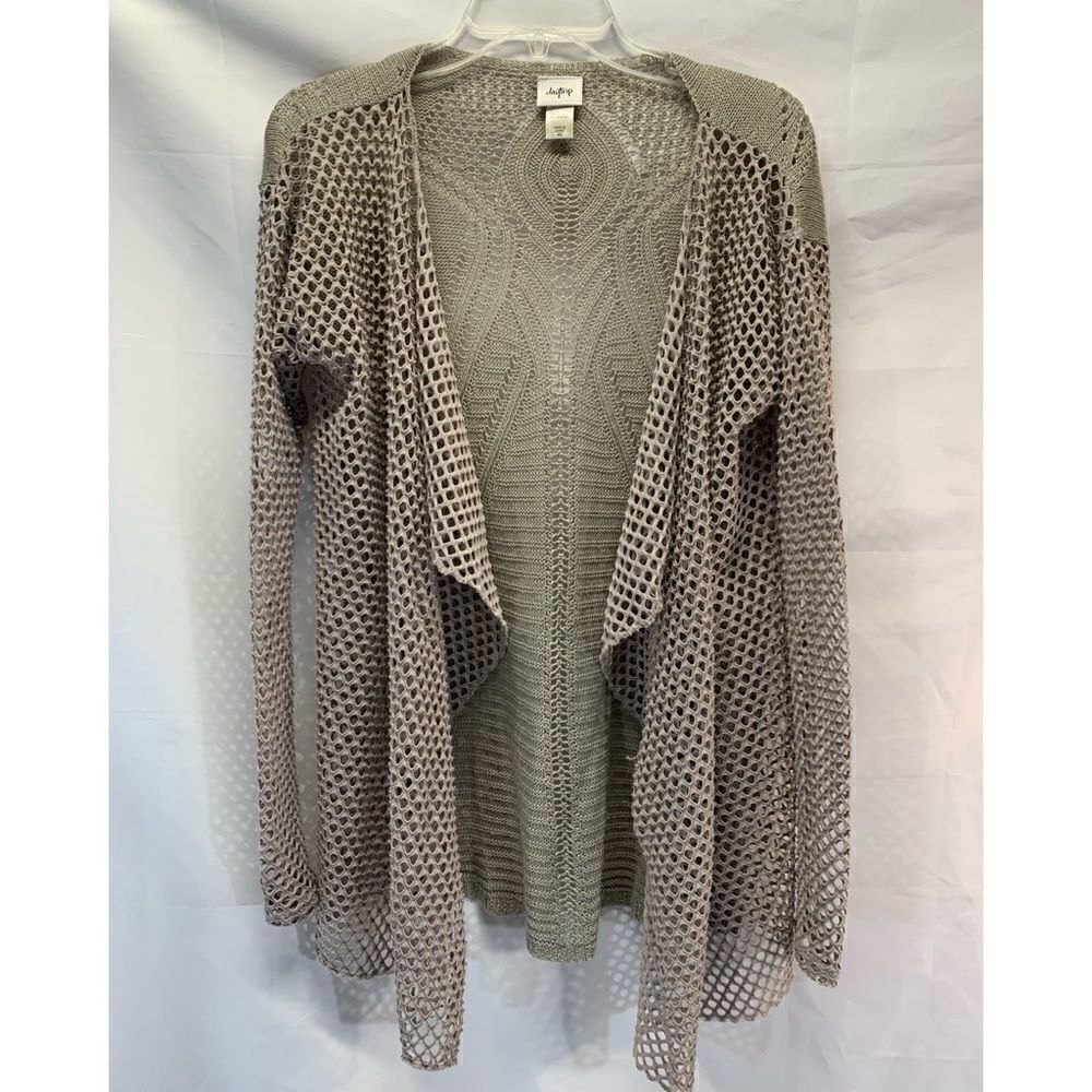 daytrip tan knit cardigan size XS - Picture 8 of 14